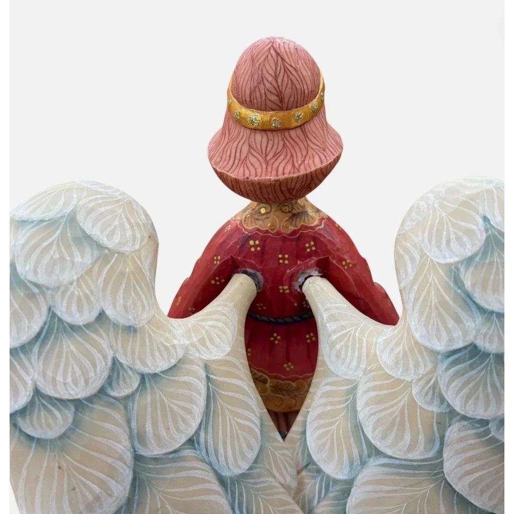 G. DeBrekht Limited Edition Hand Painted Nativity Angel Christmas Folk Art